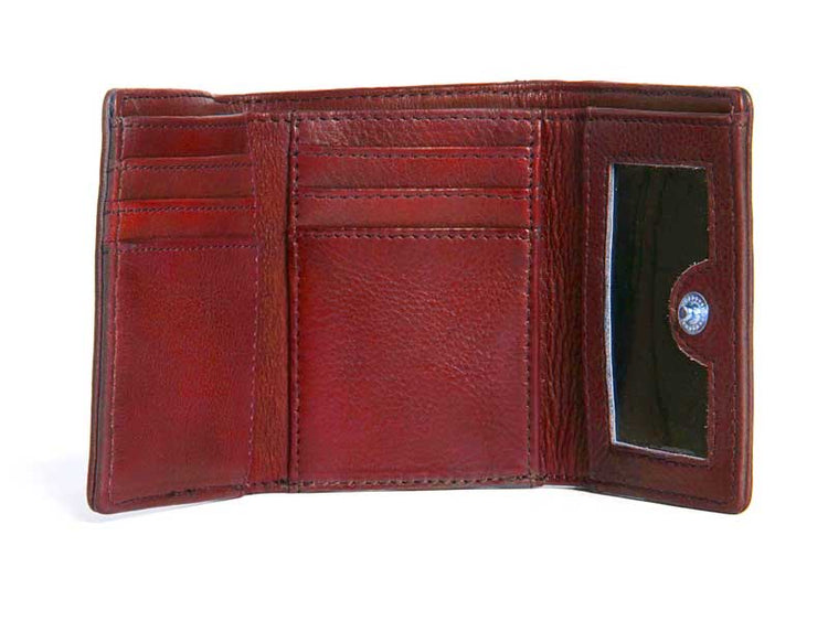 Sticks and Stones - Ledergeldbeutel Andes Wallet - Bright Red Innenansicht