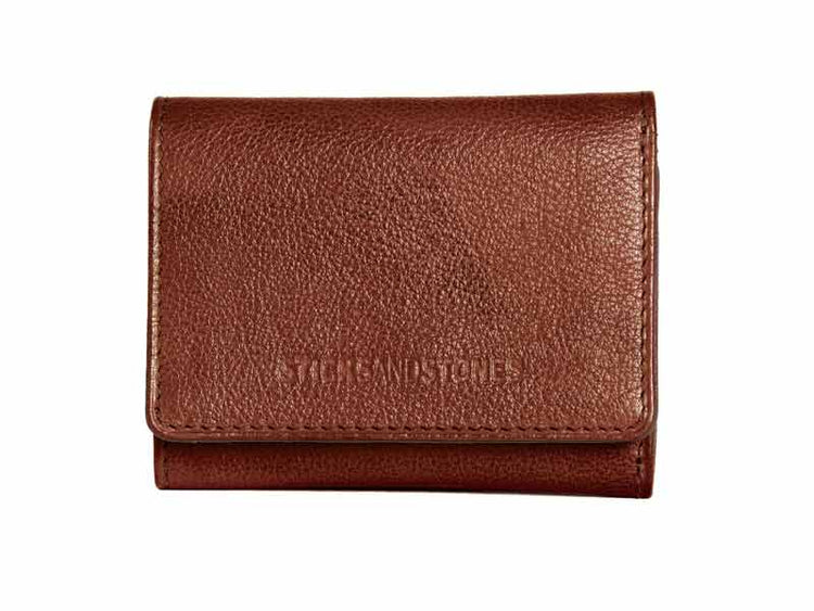 Sticks and Stones - Lederbörse Andes Wallet - Cognac