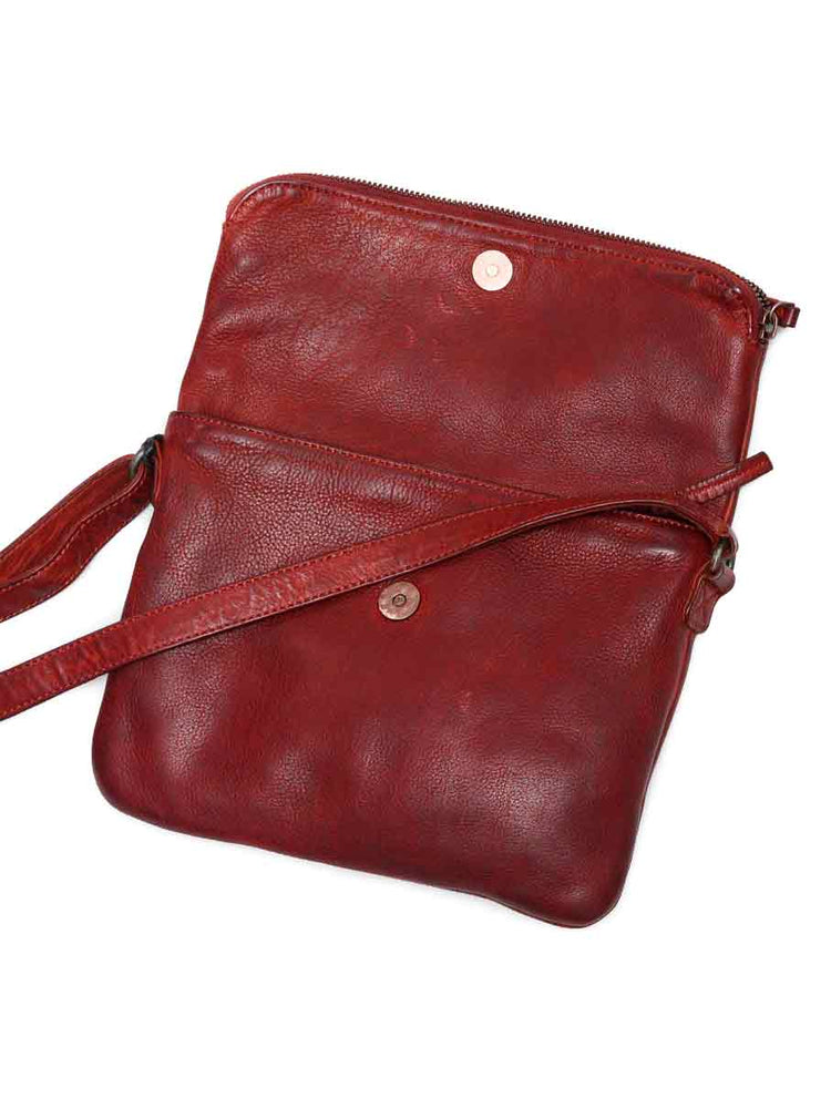 Sticks and Stones - Umschlagtasche Rosebery Bag - Bright Red geöffnet