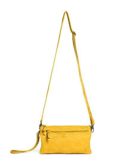 Sticks and Stones - Ledertasche Bonito Bag - Sunflower Yellow