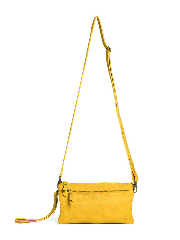 Sticks and Stones - Ledertasche Bonito Bag - Sunflower Yellow