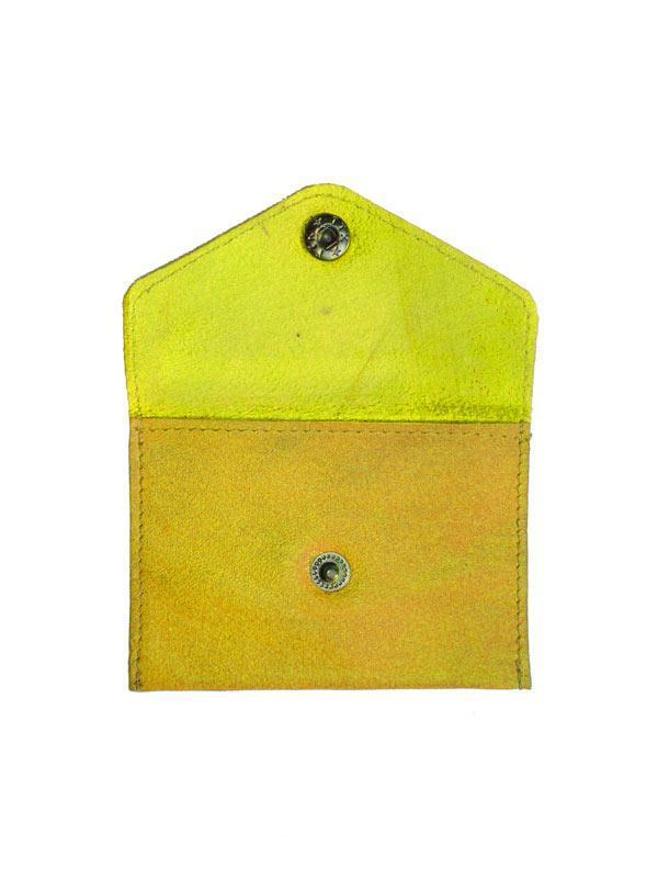 Sticks and Stones - Visitenkartenetui - Yellow Innenansicht