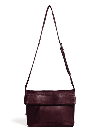 Sticks and Stones - Umschlagtasche City Bag - Burgundy
