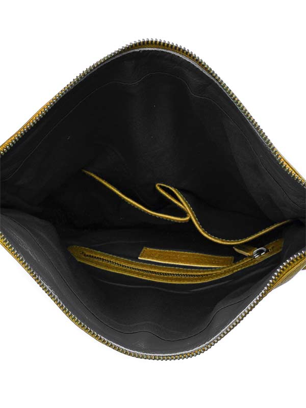 Sticks and Stones - Umschlagtasche City Bag - Sunflower Yellow Innenansicht