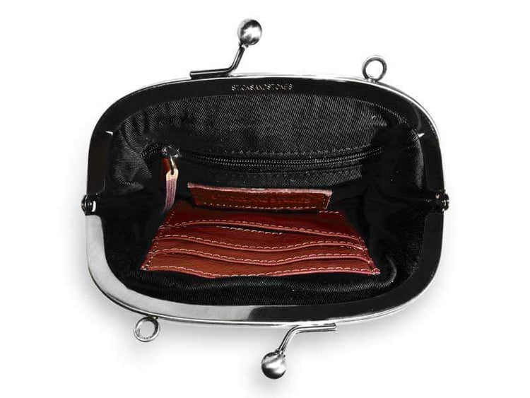 Sticks and Stones - Bügeltasche Como Bag - Mustang Brown Innenansicht