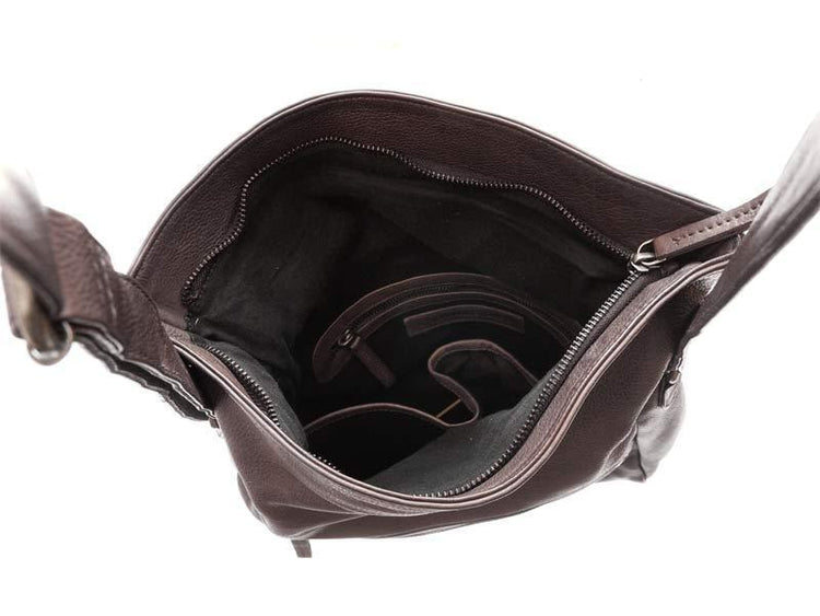 Sticks and Stones - Umschlagtasche Costa - Burgundy Innenansicht
