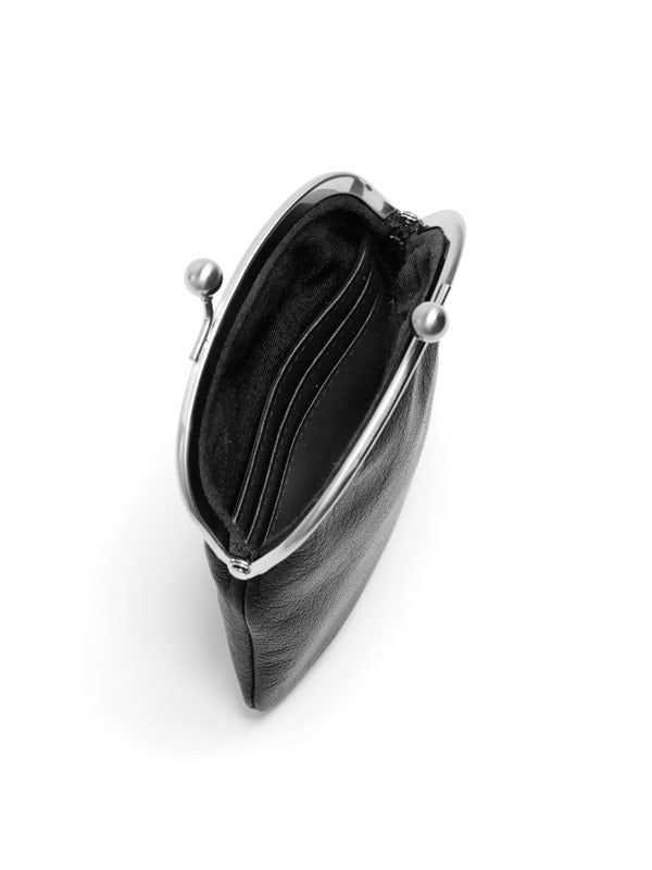 Sticks and Stones - Bügelbörse Delphi Purse - Black Innenansicht