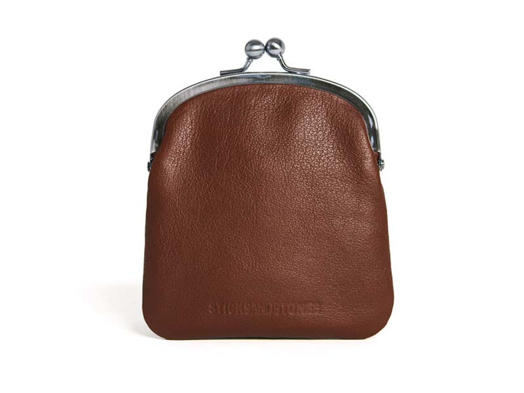 Sticks and Stones - Bügelbörse Delphi Purse - Cognac