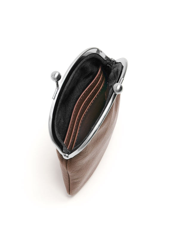 Sticks and Stones - Bügelbörse Delphi Purse - Cognac Innenansicht