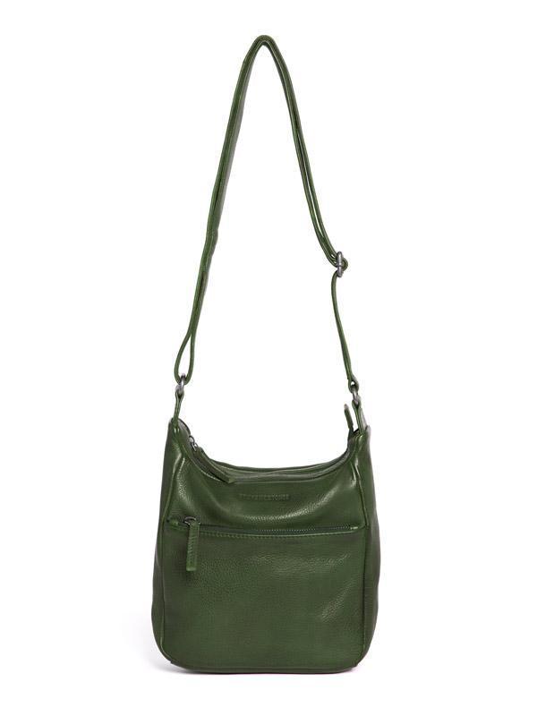 Sticks and Stones - Ledertasche Denia Bag - Dark Olive