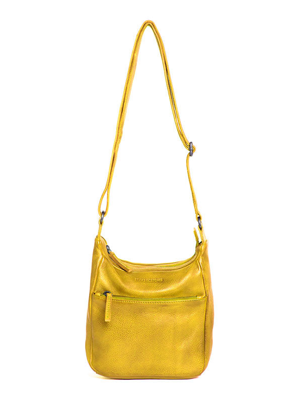 Sticks and Stones - Ledertasche Denia Bag - Sunflower Yellow