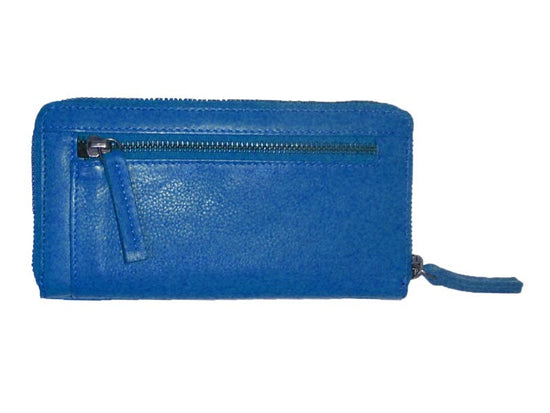 Sticks and Stones - Lederbörse Denver Wallet - Blue Quartz Rückseite