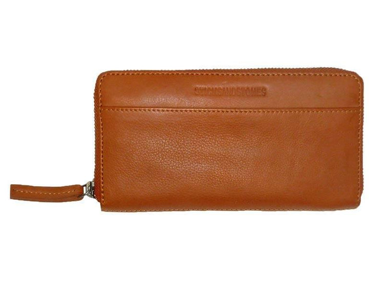 Sticks and Stones - Lederbörse Denver Wallet - Cognac
