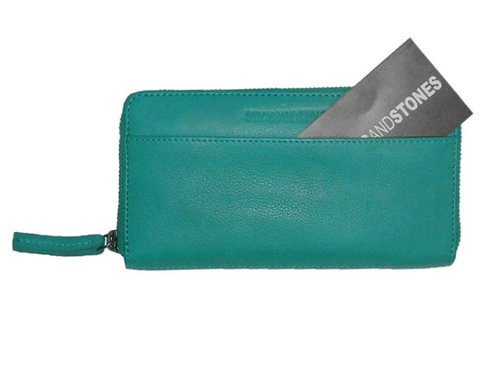 Sticks and Stones - Lederbörse Denver Wallet - Lapis Äußeres Einsteckfach