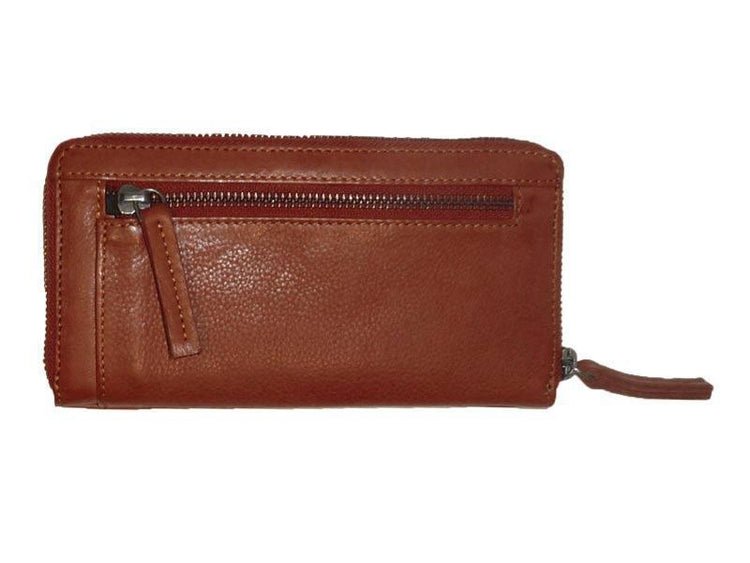 Sticks and Stones - Lederbörse Denver Wallet - Mustang Brown Rückseite