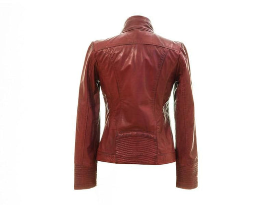 Sticks and Stones Devon Jacket – Cherry Red Tragevariante