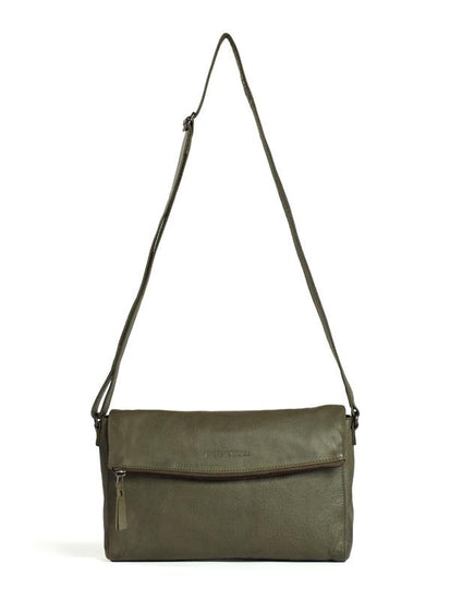 Sticks and Stones - Ledertasche Flamengo - Ivy Green