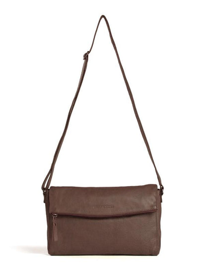 Sticks and Stones - Ledertasche Flamengo - Mocca