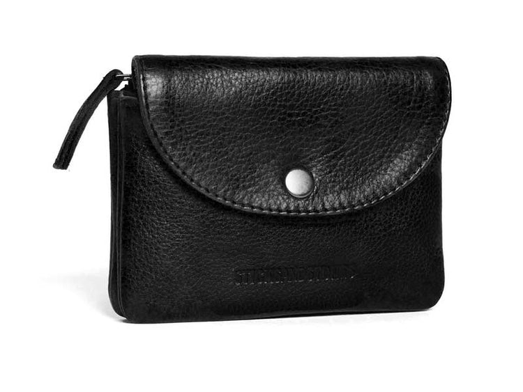 Sticks and Stones - Lederbörse Foggia Wallet - Black