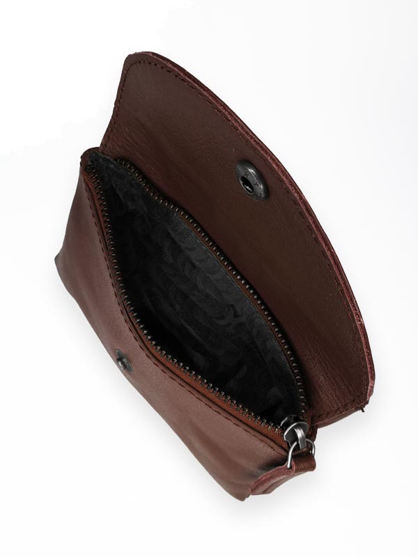 Sticks and Stones - Lederbörse Foggia Wallet - Mustang Brown Kleingeldfach