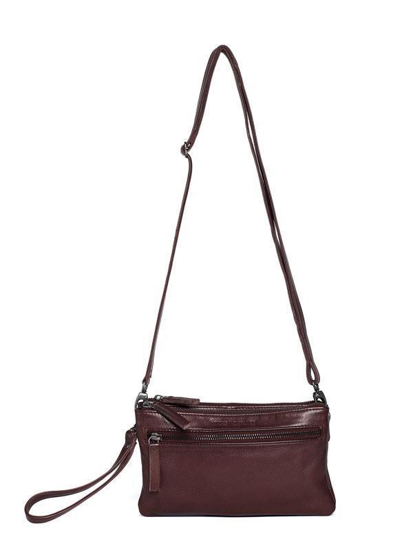 Sticks and Stones - Ledertasche Ibiza - Burgundy