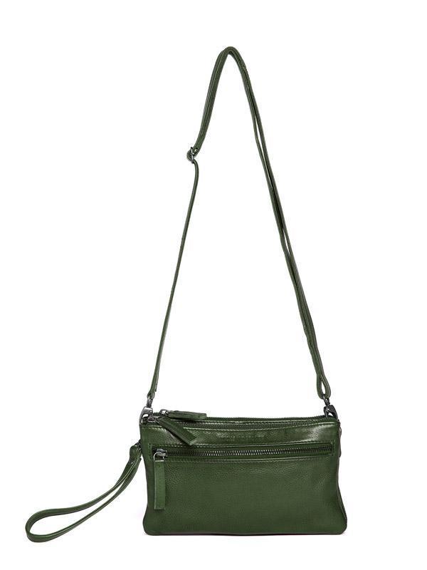 Sticks and Stones - Ledertasche Ibiza - Dark Olive