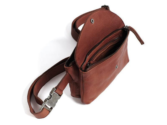 Sticks and Stones - Gürteltasche Indio - Mustang Brown Innenansicht