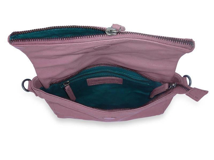 Sticks and Stones - Umschlagtasche Ipanema Bag - Mauve Pink Innenansicht