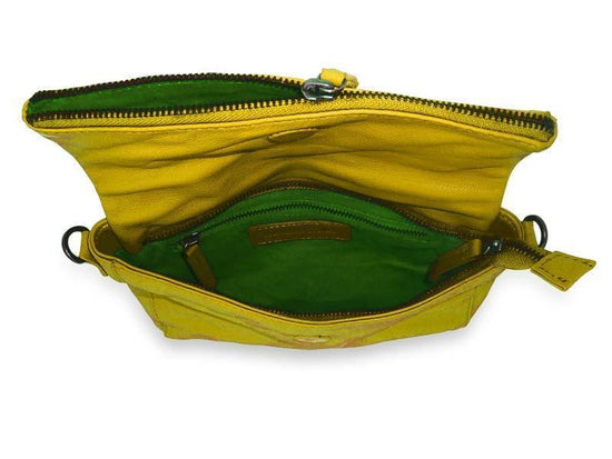 Sticks and Stones - Umschlagtasche Ipanema - Yellow Innenansicht