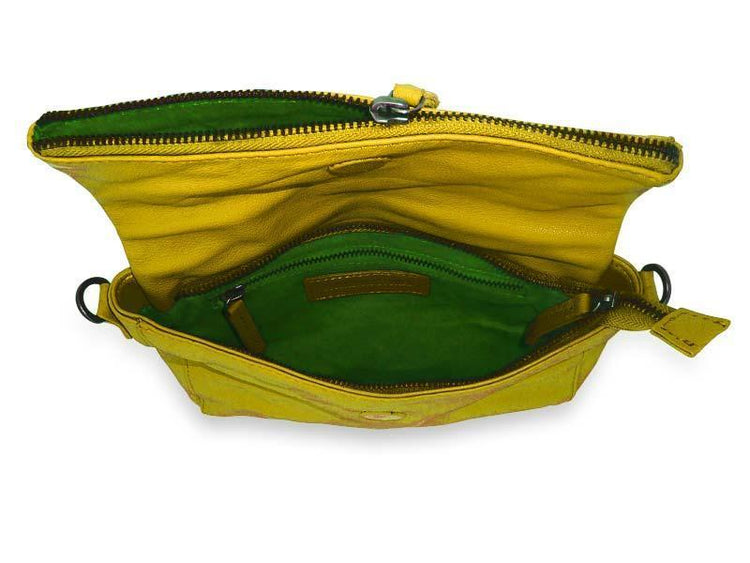 Sticks and Stones - Umschlagtasche Ipanema - Yellow Innenansicht