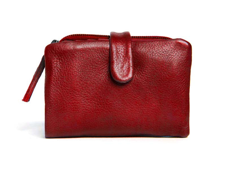 Sticks and Stones - Lederbörse Laguna Wallet - Bright Red