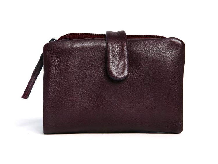 Sticks and Stones - Lederbörse Laguna Wallet - Burgundy