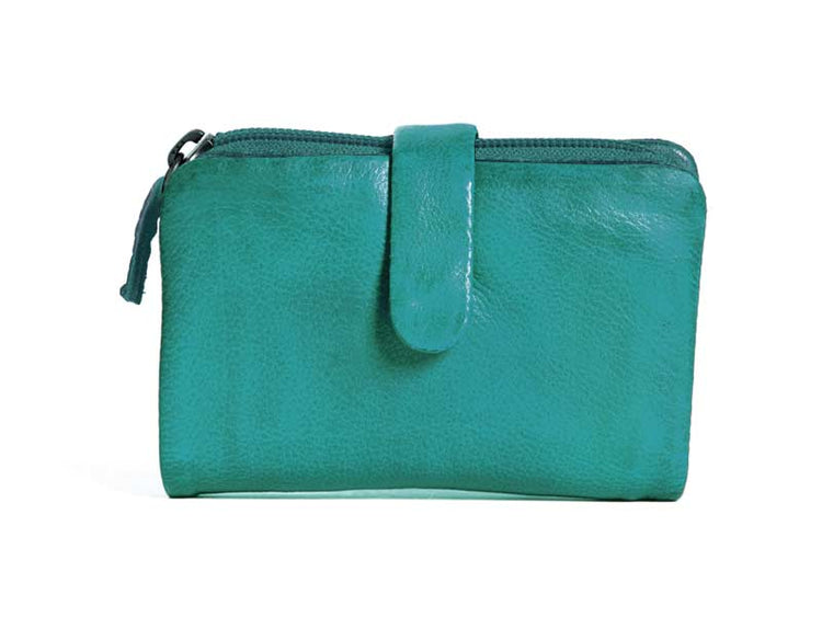 Sticks and Stones - Lederbörse Laguna Wallet - Lapis