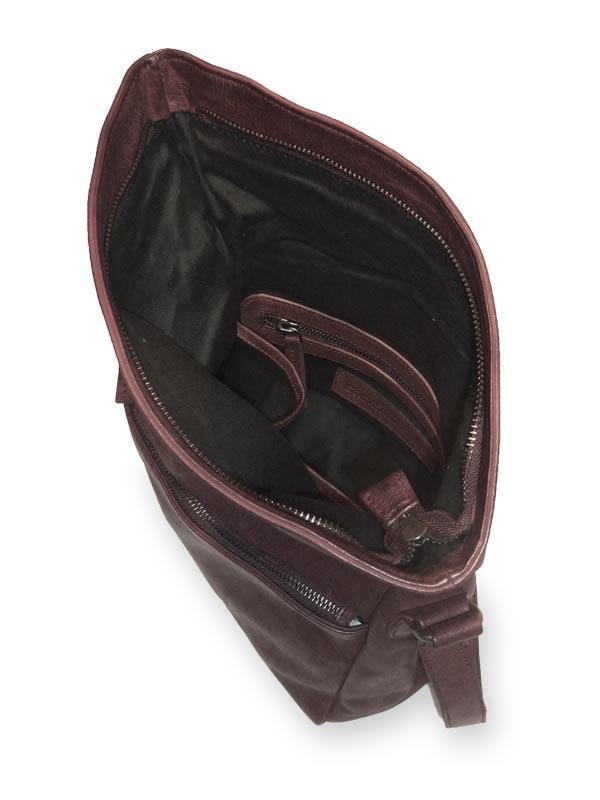 Sticks and Stones - Umschlagtasche Madison Bag - Burgundy Innenansicht
