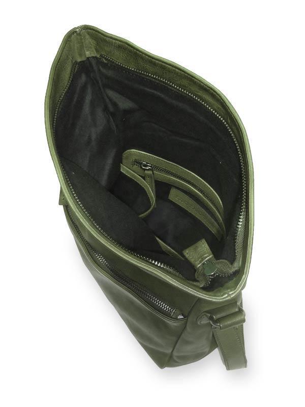 Sticks and Stones - Umschlagtasche Madison Bag - Dark Olive Innenansicht