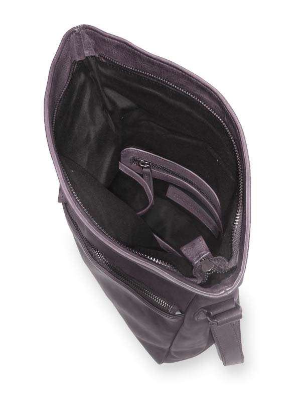 Sticks and Stones - Umschlagtasche Madison Bag - Vintage Violet Innenansicht