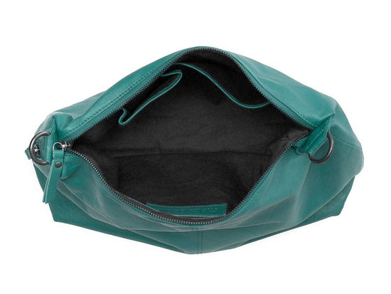 Sticks and Stones - Ledertasche Marbella Bag - Lagoon Innenansicht