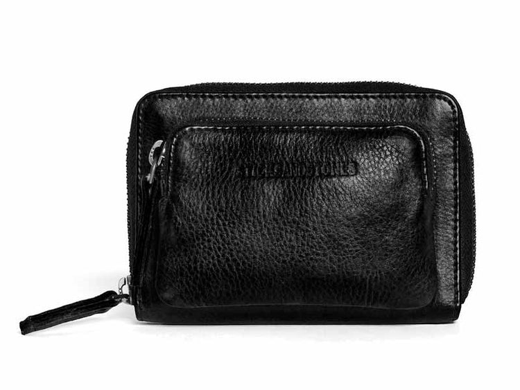 Sticks and Stones - Lederbörse Montana Wallet - Black