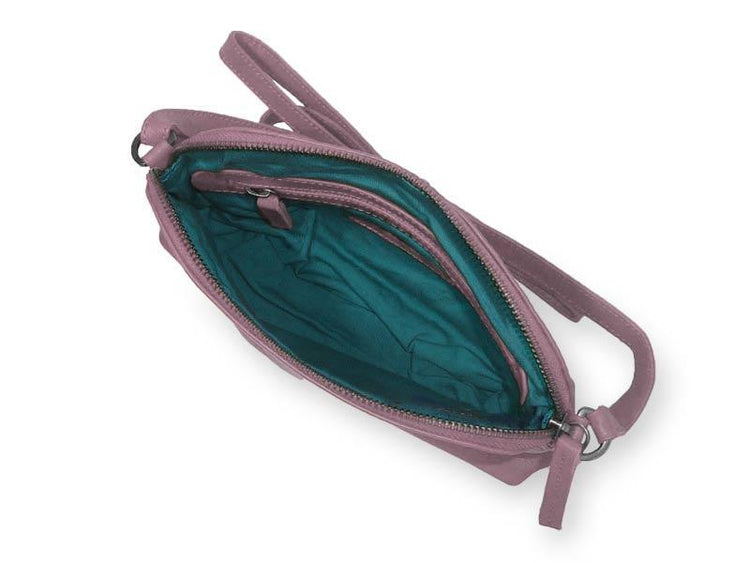Sticks and Stones - Ledertasche Myra Bag - Mauve Pink Innenansicht