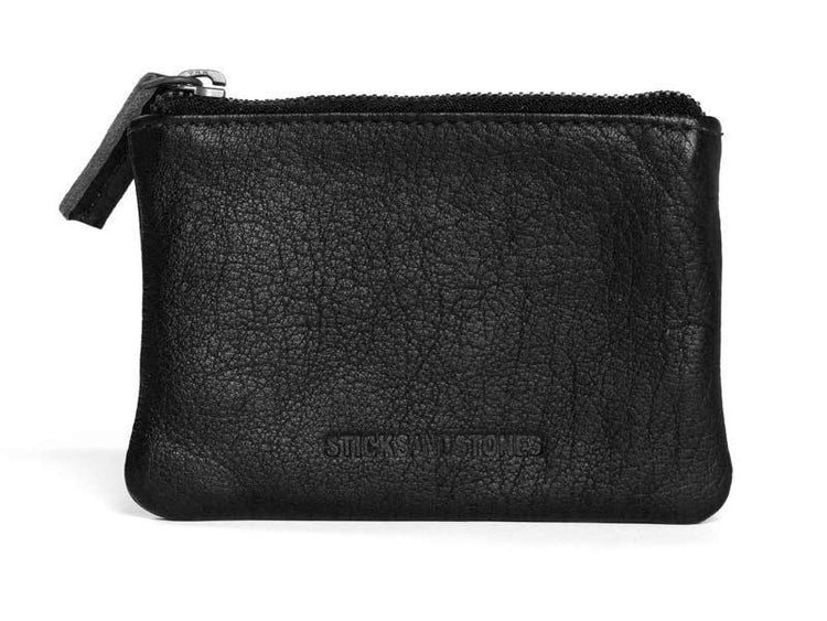 Sticks and Stones - Lederbörse Nice - Black