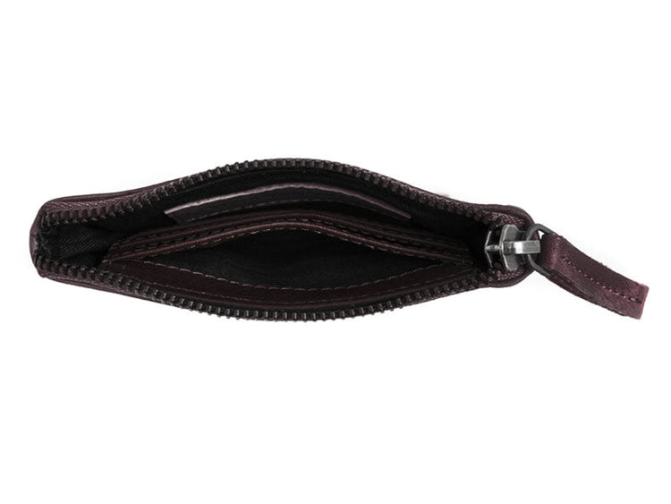 Sticks and Stones - Lederbörse Nice Wallet - Burgundy Innenansicht