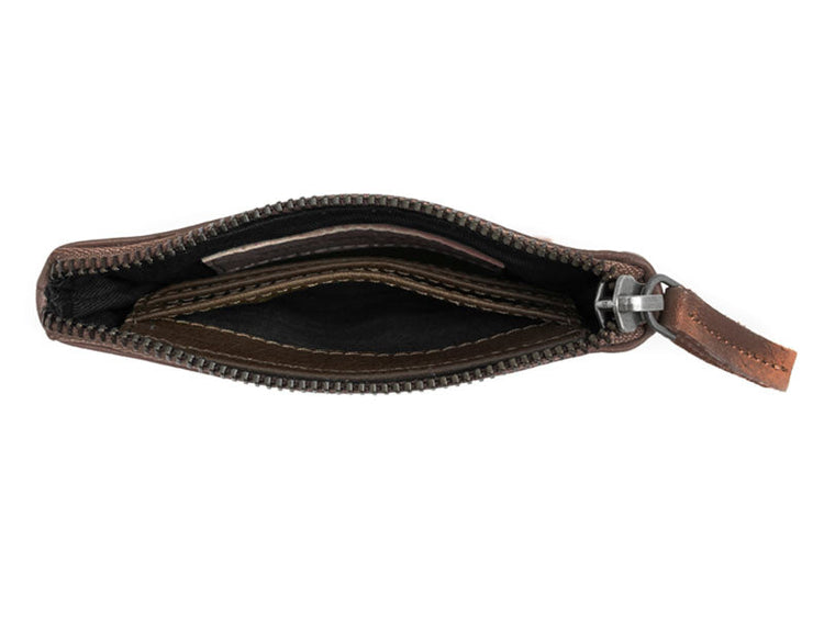 Sticks and Stones - Lederbörse Nice Wallet - Cognac Innenansicht