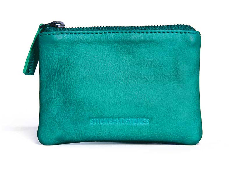 Sticks and Stones - Lederbörse Nice Wallet - Lagoon