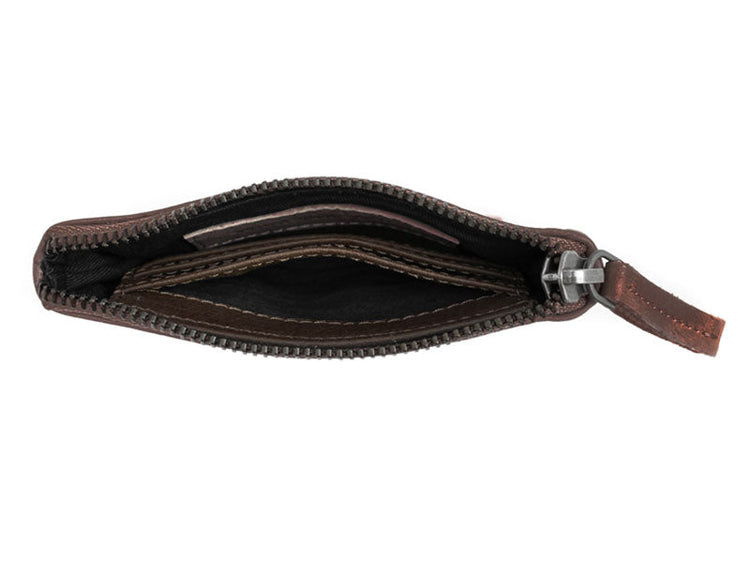 Sticks and Stones - Lederbörse Nice Wallet - Mustang Brown Innenansicht