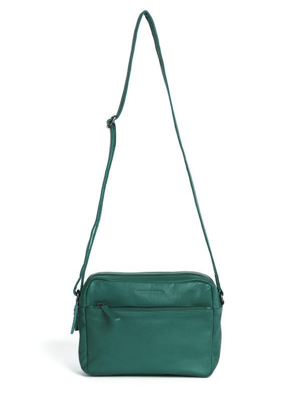 Sticks and Stones - Ledertasche Pasadena Bag - Pine Green