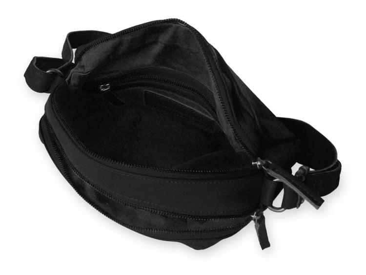 Sticks and Stones - Ledertasche Pasadena Bag - Black Innenansicht