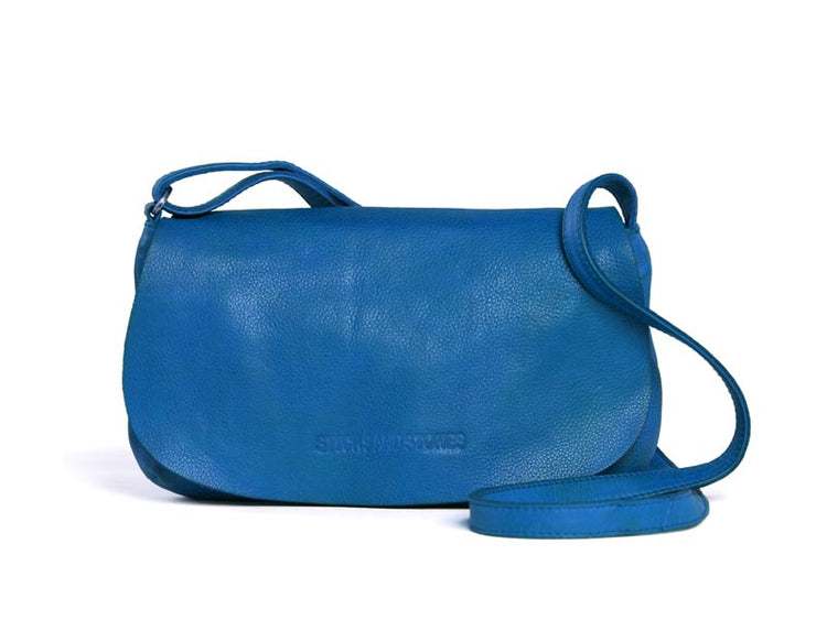 Sticks and Stones - Ledertasche Rio Bag - Blue Quartz Variante
