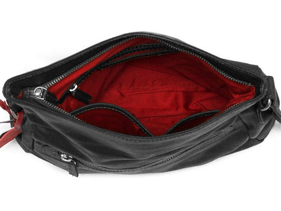 Sticks and Stones - Umschlagtasche Salvador Bag - Black Innenansicht