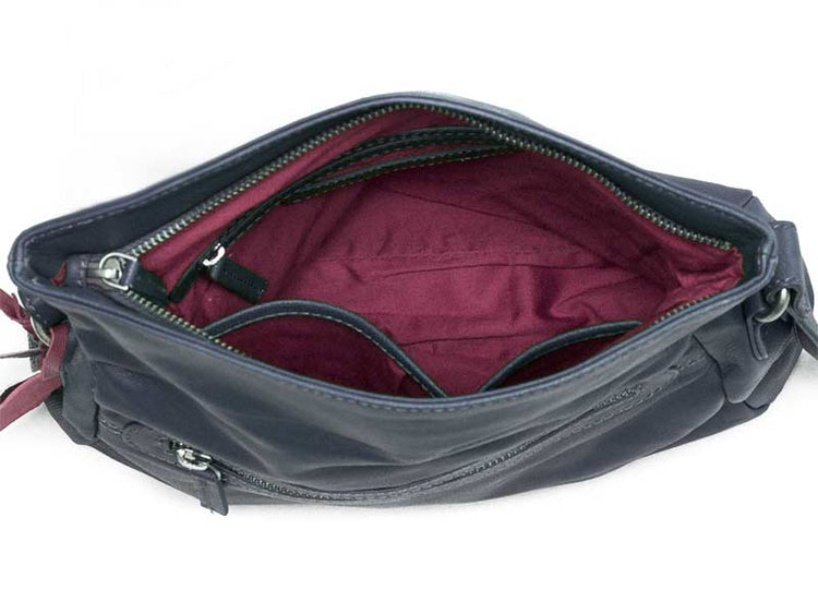 Sticks and Stones - Umschlagtasche Salvador Bag - Dark Blue Innenansicht