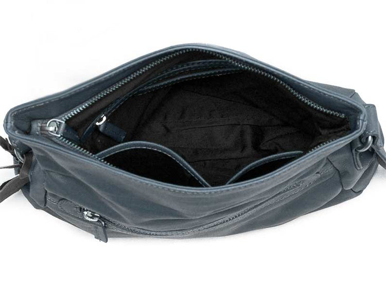Sticks and Stones - Umschlagtasche Salvador Bag - Atlantic Blue Innenansicht